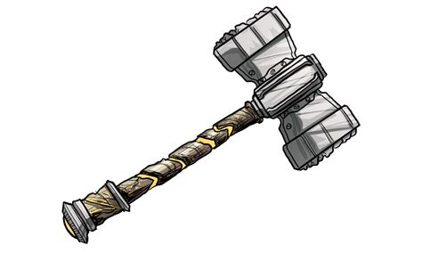 Quake Hammer by self-replica on DeviantArt | Battle hammer, Hammer concept art, Hammer drawing
