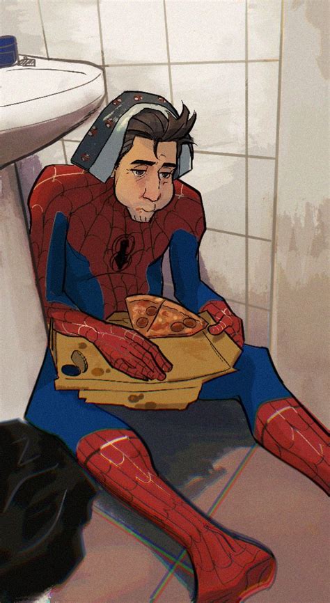 Sad Peter Parker Spider Man Into The Spider Verse Know Your Meme
