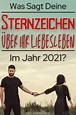 Liebeshoroskope für Singles 2021 - Seelenpartner