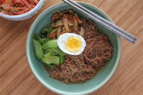 Bibim Naeng Myun Spicy Cold Noodles • Hip Foodie Mom