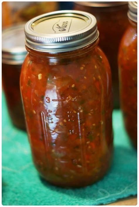 Transfer peeled tomatoes and liquid to a large bowl. Super Simple Salsa for Canning | Canning recipes, Salsa ...