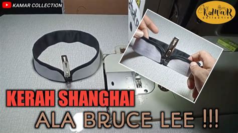 Cara Membuat Kerah Shanghai How To Make A Shanghai Collar Youtube