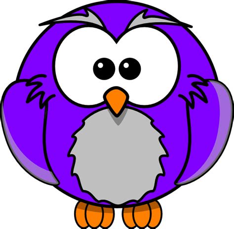Purple Owl Cartoon Clip Art At Vector Clip Art Online