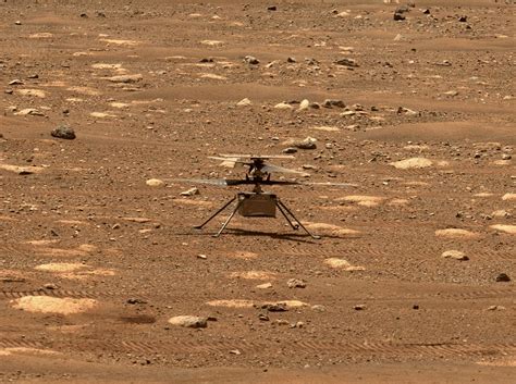 A raw image of the martian surface below the perseverance rover captured on feb. NASA says Ingenuity's 1st Mars flight delayed over technical issues | Daily Sabah