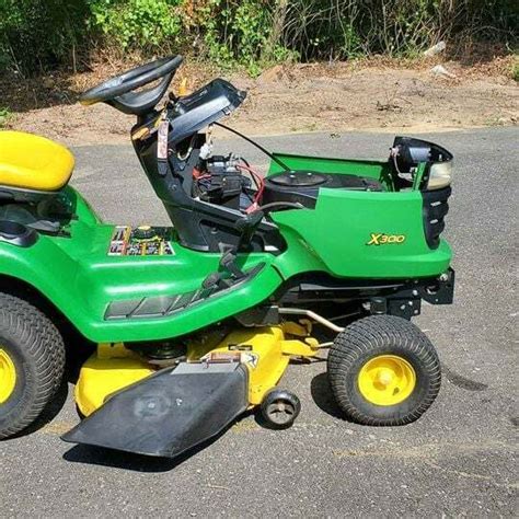 John Deere X 300 Lawn Tractor 680 Hours Riding Lawn Mower Find The