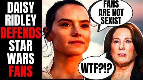 Daisy Ridley Defends Star Wars Fans After Woke Media Attacks Them As