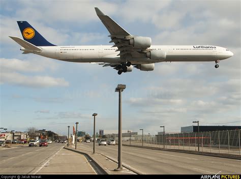 D Aihx Lufthansa Airbus A340 600 At Toronto Pearson Intl On