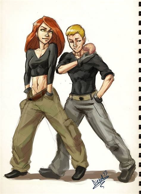 Kim And Ron By Hiivolt 07 On Deviantart Kim And Ron Kim Possible