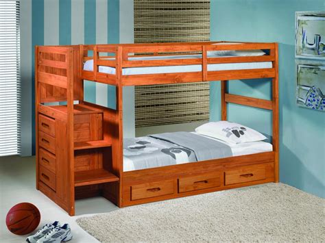 Complete Your Simple Bedroom With Low Profile Bunk Bed Homesfeed