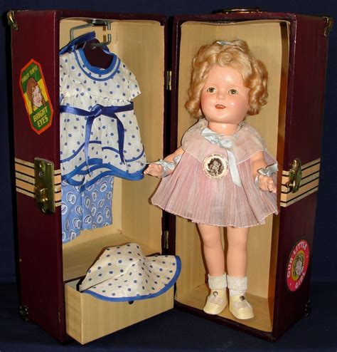 Amazing Near Mint 1930s 13 Shirley Temple Doll W Wardrobe And Trunk