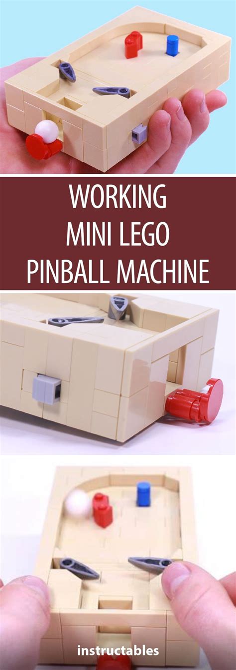 Working Mini Lego Pinball Machine Cheap Hobbies Fun Hobbies Pirate