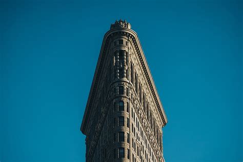 Brown Flat Iron Tower Andre Pilli New York City Building Flatiron