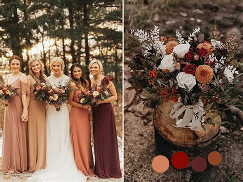 10 Gorgeous Color Combos To Consider For Your Fall Weddings Part 1