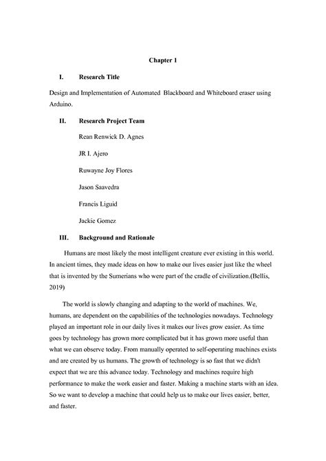 Solution Concept Paper Sample In Electronics And Communications