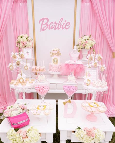 Karas Party Ideas Pink Glam Barbie Birthday Party Karas Party Ideas
