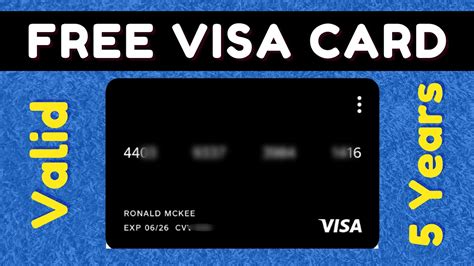 Free Virtual Credit Card Free Vcc Youtube