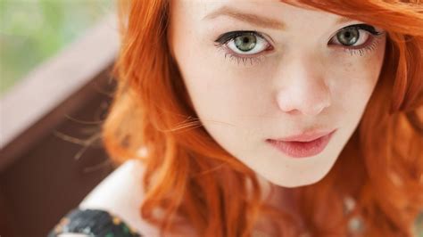 4597521 Green Eyes Women Redhead Suicide Girls Face Pornstar Lips Lass Suicide Looking