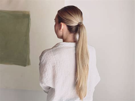 Slicked Back Ponytail A Step By Step Tutorial To Achieve The Look