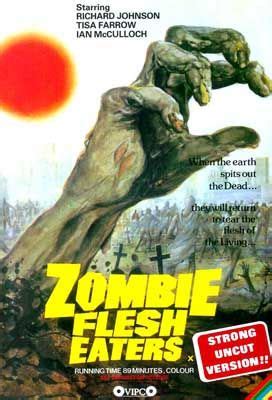 Zombie Flesh Eaters Italy Horror D Lucio Fulci Aka Zombi Farrow Ian McCulloch