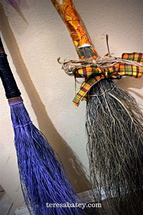 Fall Magic Diy Decorated Scented Brooms To Welcome The Season