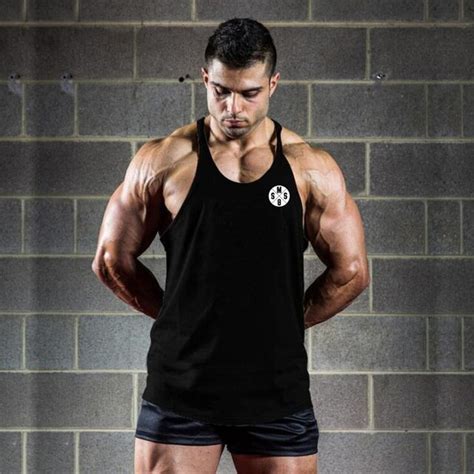 Aliexpress Com Buy Muscleguys Brand Gyms Tank Tops Mens Y Back
