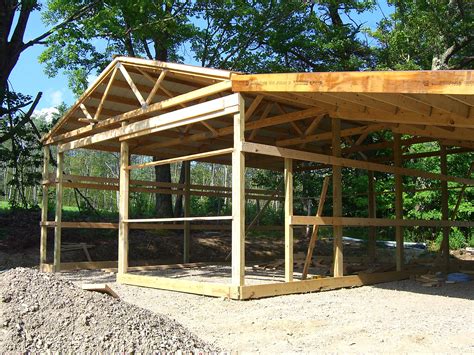 Avoid building your pole barn swampy areas or areas that are prone to flooding, especially if a professional crew with the right equipment and experience can safely do in a few hours what could. Single Slope Pole Barn Kits | Joy Studio Design Gallery ...