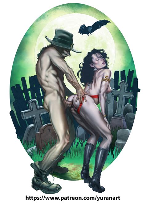 Naked Andrea Davis In The Sexy Adventures Of Van Helsing. 