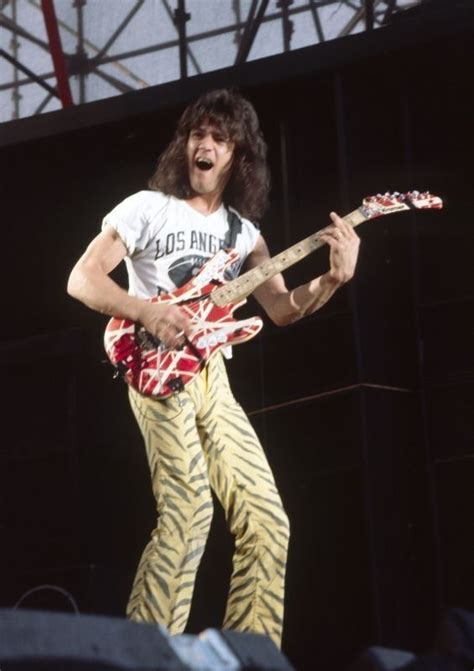 Edward Van Halen On Stage At The Monsters Of Rock Festival At Castle