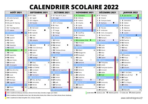 Sujet Adaptatif Flottant Calendrier Scolaire 2022 à Imprimer Exégèse
