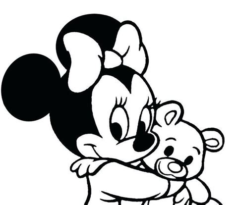 Detail Pin By Colouring Mermaid On Baby Mickey Mouse Coloring Pages