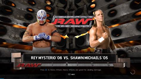 WWE2K22 Rey Mysterio 06 Vs Shawn Michaels 05 One On One Match