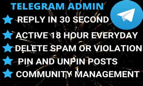 Be Your Telegram Group Moderator Admin Or Manager By Sunnyroger399