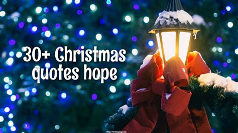 30 Christmas Quotes Hope