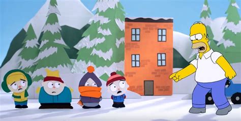 El Crossover Más Esperado Los Simpsons Invaden South Park