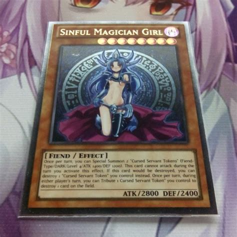 Sinful Magician Girl Ultra Rare Oricaproxy Fanmade Yugioh