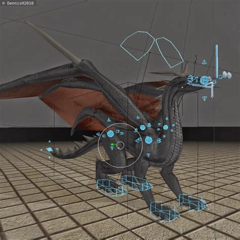 Black Dragon Rigged And Game Ready Free Vr Ar Low Poly 3d Model