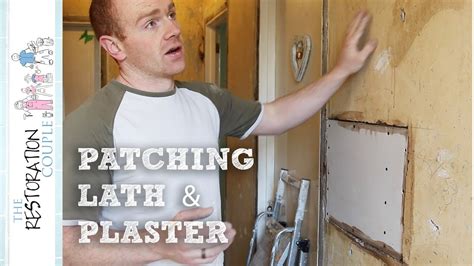 So if you are renovating an old home, spotting original plaster finishes on internal walls and ceilings are worth treating with care. Repairing Lath and Plaster - YouTube