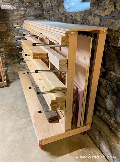 How To Build A Wood Storage Rack Builders Villa