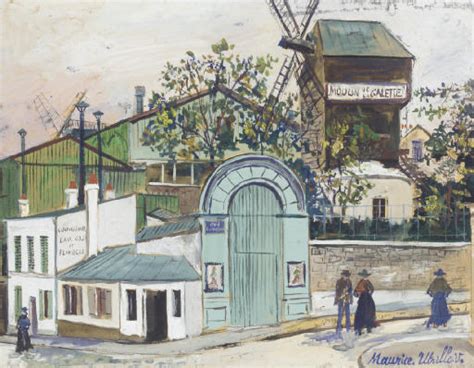 Le Moulin De La Galette 3 De Maurice Utrillo 1883 1955 France