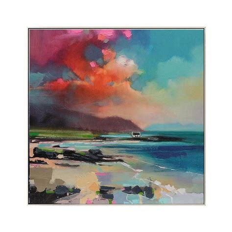 Abstract Acrylic Painting Blue Sea Painting Scenery Seascape Etsy