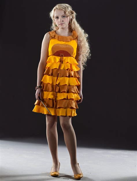 Luna Lovegood Is My Fave Harry Potter Outfits Luna Lovegood Yellow Dress Harry Potter Costume