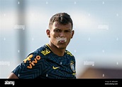 Gabriel Veron Fonseca de Souza of Brazil pre match during the Under 18 ...