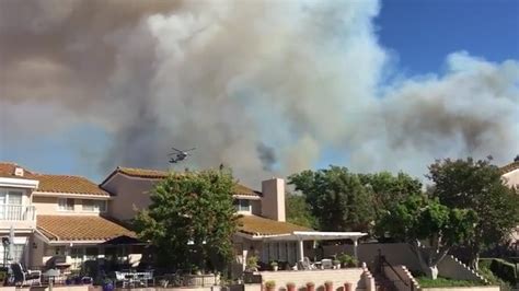 Huge California Wildfire Threatens Homes Evacuations Ordered Photos