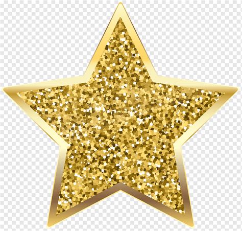 Gold Illustration Euclidean Golden Deco Star Color Glitter