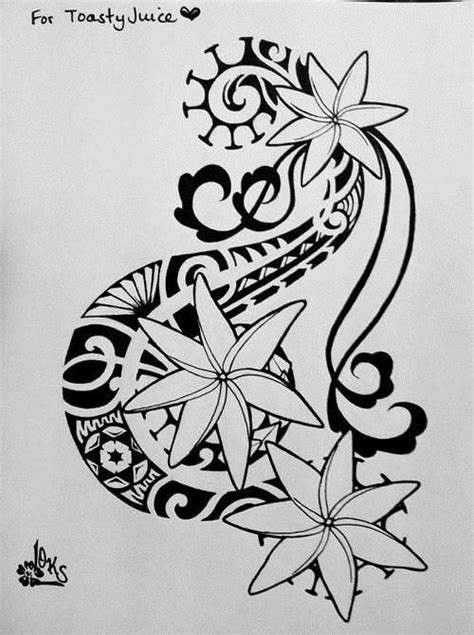Tattoos By Butler Hawaiian Tattoo Samoan Tattoo Flower Drawing