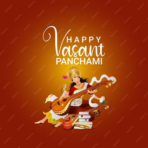 Premium Vector Happy Vasant Panchami Celebration Background