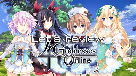 Lets Review Cyberdimension Neptunia 4 Goddesses Online Pc Youtube