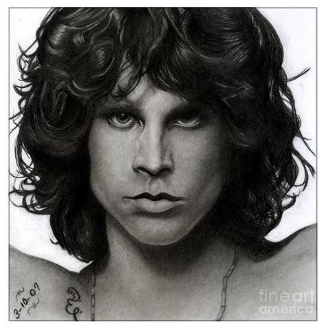 Jim Morrison Pencil Drawing By Debbie Engel Jim Morrison Morrison