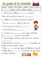 Français / FLE : Compléter un texte à partir des mots proposés (A1.1 ...