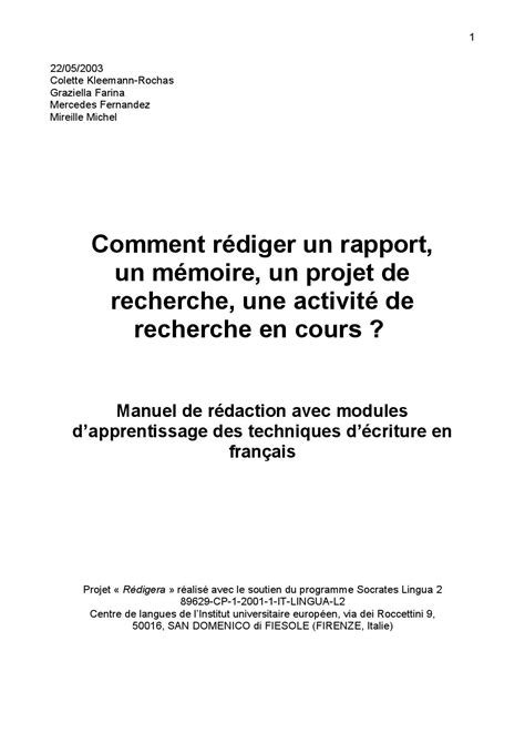 Rediger Rapport Et Memoire By Ahmed Bénchir Issuu